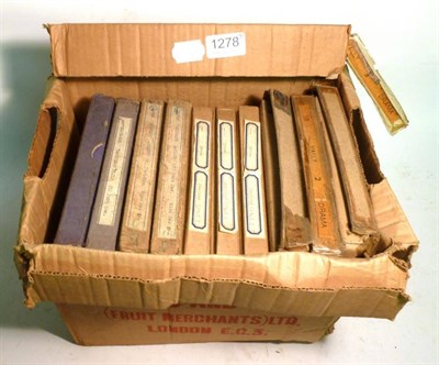 Lot 1278 - A Collection of One Hundred and Thirty Five 9.5mm Film Reels, circa 1920's to 1940's,,...