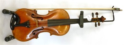 Lot 1099 - A 19th Century German Violin, labelled 'Jacobus Stainer in Abfam prope Oenipontum 17', with a 356mm