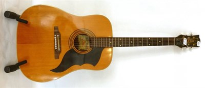 Lot 1122 - A 1970's Eko Ranger Six String Acoustic Guitar, with laminated mahogany back and sides,...