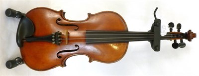 Lot 1124 - A 20th Century English Violin by A.C. Lancaster, labelled 'Made by A.C. Lancaster, 27 Hill...