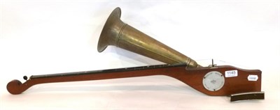 Lot 1145 - A Stroviols Concert Model Single String Phono Fiddle, with brass horn, alloy chin rest