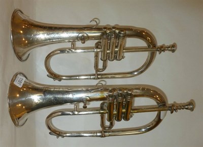 Lot 1181 - A Besson & Co. Silverplated Class A 'Prototype' Trumpet, serial number 110266, with foliate...