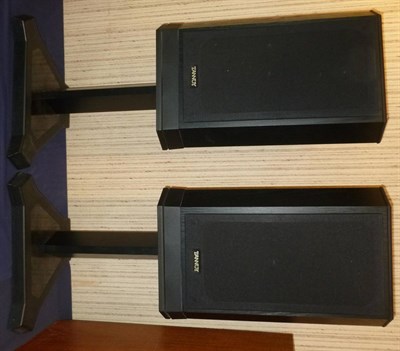 Lot 1213 - A Pair of Tannoy 607 Stereo Speakers, numbered 385867 and 385868, in black cabinets, raised in...