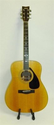 Lot 1103 - A Yamaha FG-365SI Six String Acoustic Guitar, with inlaid rosewood back and sides, spruce top,...