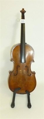 Lot 1121 - An English Violin, circa 1900, no label, with a 358mm two piece back