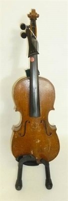 Lot 1124 - Three 3/4 Size Violins, no labels, probably German