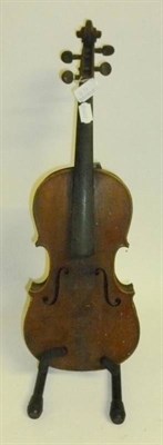 Lot 1131 - A Distressed Violin, possibly English, no label, stamped 'Duke' below the button, with a 360mm...