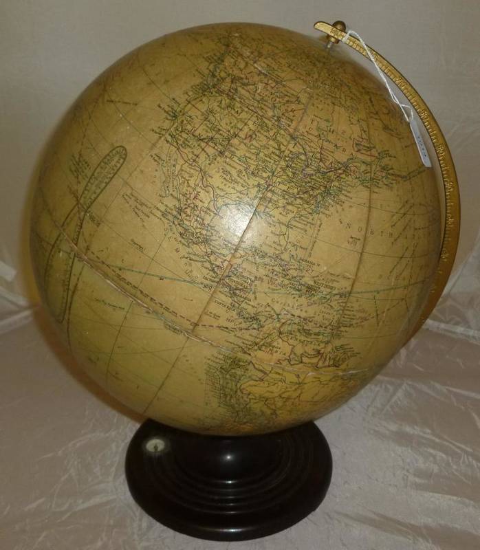 Lot 1014 - A 12inch Terrestrial Table Globe 'Webbs