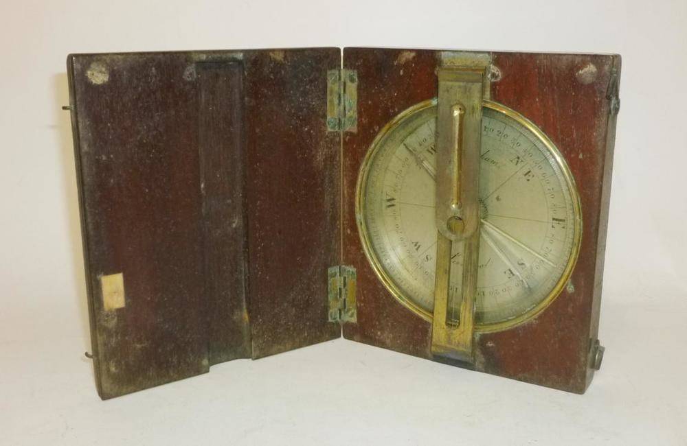 Lot 1019 - A Mahogany Framed Miners Dial by A. Abraham,