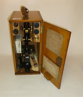 Lot 1026 - A Black Enamelled Monocular Compound 'Kima' Microscope by W.Watson & Sons, London, No.42505,...