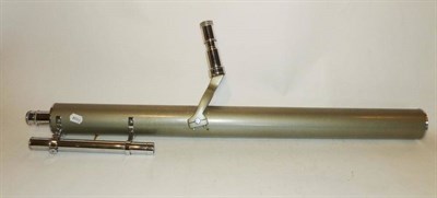 Lot 1040 - A Dolland of London 3inch 'Astro' Telescope, with grey enamelled body, chrome spotting scope...