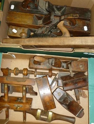 Lot 1072 - A Collection of Beech Woodworking Planes, including moulding planes, plough planes, jointers,...