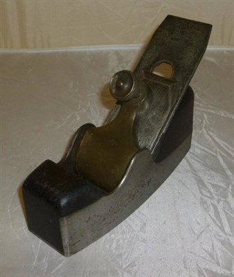 Lot 1078 - A Spiers of Ayr Steel Coffin Smoothing Plane, the steel body ornately engraved 'T.C.Hall', with...