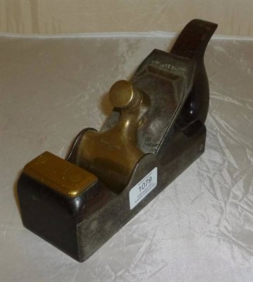 Lot 1079 - A Stewart Spiers of Ayr Dovetailed Steel Smoothing Plane, the body stamped '38', with rosewood...