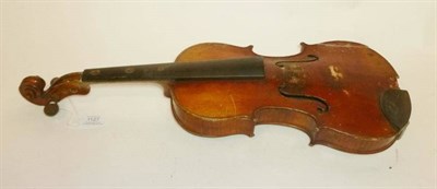 Lot 1127 - A Late 19th Century French Violin, School of Justin Derazey, labelled 'Antonius Stradivarius...