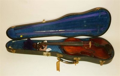 Lot 1135 - A Fine Late 19th Century French Violin, labelled 'Emile Germain a Paris, Faubourg Montmartre 1894'