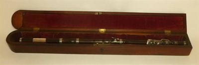 Lot 1156 - An Early 19th Century 'Nicholsons Improved' Rosewood Flute by Clementi & Co, London, number...