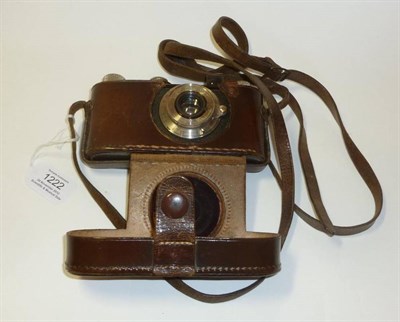 Lot 1222 - A Leica I Model C Standard Mount Black Camera No.64481, circa 1931, with collapsible chrome...