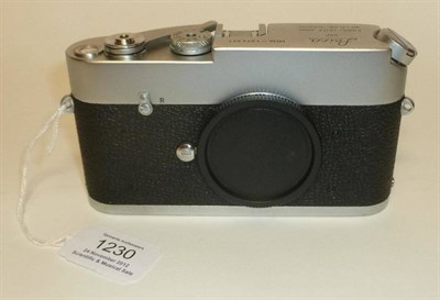 Lot 1230 - A Leica MDa Chrome Camera Body No.1274521, circa 1971, with no rangefinder or viewfinder,...