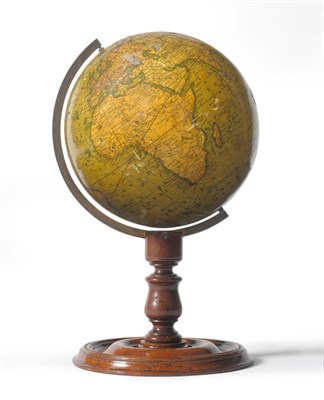 Lot 1008 - A 19th Century Cruchley's 5 1/2inch Terrestrial Table Globe, inscribed 'Cruchley's New...