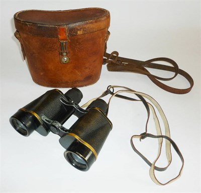 Lot 1043 - A Pair of Zeiss 'Delactis' 8 x 40 Binoculars, serial number 1245122, in a stitched leather case...