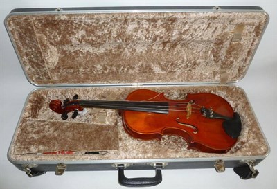 Lot 1109 - A 20th Century English Viola by Highfield Violins, with printed and hand written label...