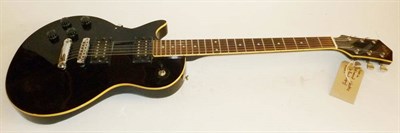 Lot 1140 - An Antoria Pro Star Left Handed Electric Guitar, Les Paul style copy guitar with black finish