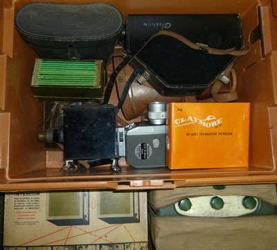 Lot 1185 - Cameras, Binoculars and Other Instruments, including a Zeiss Ikonta 521/2 camera in leather...