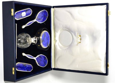 Lot 433 - A George V Silver Dressing Table Set, William Comyns & Sons Ltd, London 1931/32, comprising two...