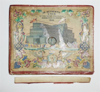 Lot 1275 - A 19th Century Panoramic Peep Show 'An Authentic View of the Great Industrial Exhibition Palace...