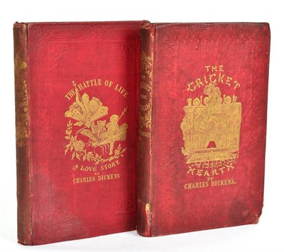 Lot 6 - Dickens, Charles The Cricket on the Hearth. Bradbury & Evans, 1846. 8vo, org. red...
