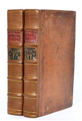 Lot 27 - Besse, Joseph Suffering of the Quakers. London: Printed and Sold by Luke Hinde...1753. Folio (2...