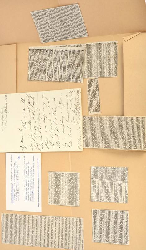 Lot 38 - Stephenson, Robert Autograph letter signed ('Robt. Stephenson') to T.E. Harrison requesting the...