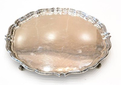 Lot 446 - A George V Silver Salver, Harrison Brothers & Howson (George Howson), Sheffield 1922, shaped...