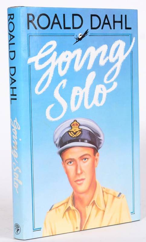 Lot 64 - Dahl, Roald Going Solo. Jonathan Cape, 1986. 8vo, org. cloth in unclipped dj. Signed by Dahl on the