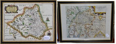 Lot 124 - Blome, Richard; Taylor, Thomas A Mapp of Ye Bishoprick of Durham. c.1715. At the same time as...