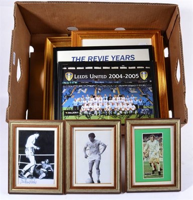 Lot 3008 - Football Related Autographed Photographs Mick Jones, Leeds Utd, The Revie Years, Eddie Gray,...