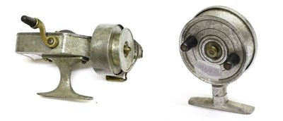 Lot 3033 - A Farshure Patent 5188/21 No.174 Fixed Spool Reel, unusual design with rectangular body, curved...