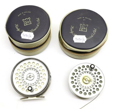 Lot 3043 - A Hardy 4inch 'St.Aidan' Fly Reel, with line, spare spool, in zip cases