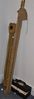 Lot 3064 - Mixed Tackle, comprising a Dalesman 'Avondale' 3pce split cane rod (a/f), a Hardy 'Elarex'...