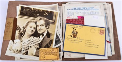 Lot 3100 - Various Publicity Photographs most with facsimile signatures, together with a few original...