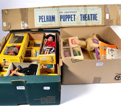 Lot 3109 - Pelham Puppets including Poodle, Boy, Mitzi, Wicked Witch, Gypsy, Red Riding Hood and...