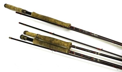 Lot 3093 - Three Hardy Graphite Fly Rods, comprising Graphite Deluxe 2pce 8 1/2', Stillwater 8/9 2pce 9'...