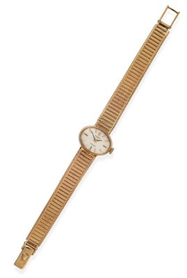 Lot 2162 - A Lady's 9ct Gold Wristwatch, signed Rolex, Precision, 1968, (calibre 1401) lever movement...