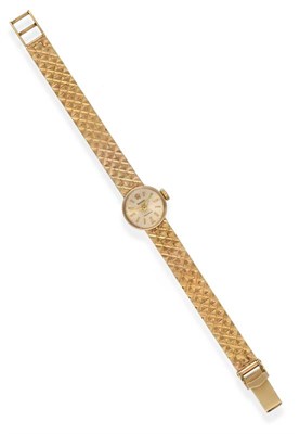 Lot 2163 - A Lady's 9ct Gold Wristwatch, signed Rolex, Precision, 1964, (calibre 1401) lever movement...
