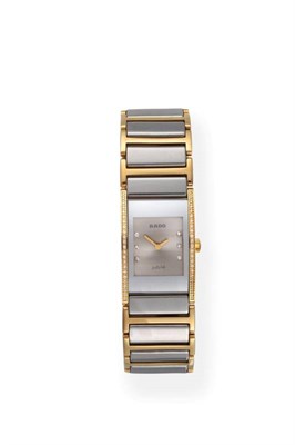 Lot 2176 - A Lady's Diamond Set Wristwatch, signed Rado, model: Jubile DiaStar, ref: 153.0795.3, circa...