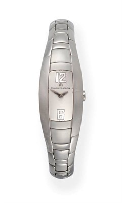 Lot 2178 - A Lady's Stainless Steel Wristwatch, signed Maurice Lacroix, ref: IN 3012, circa 2002, quartz...