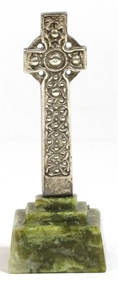Lot 2275 - Alexander Ritchie of Iona: A Scottish Silver Model of St. Martin's Cross, marked A.R., IONA and...