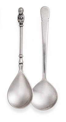 Lot 2286 - Two Arts and Crafts Silver Spoons, marks of Guild of Handicraft and William Henry 'Harry'...