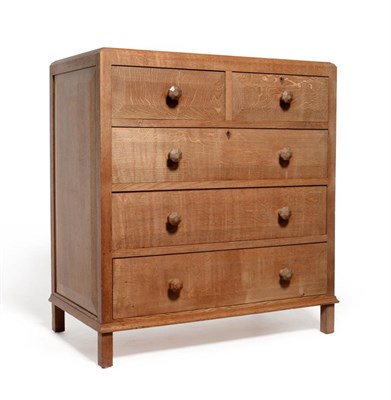 Lot 616 - An English Oak Chest of Drawers , designed by Gordon Russell, No.445, from the "Rissington"...